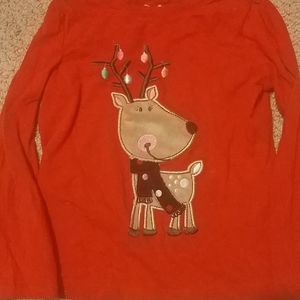 Girls long sleeve Christmas t-shirts size 4